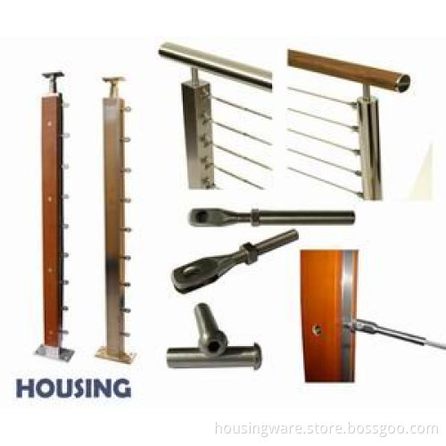 Simple Deisgn Wireless Railing, Wire/Rod Railing - 7